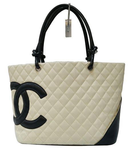 chanel cambon bag white|chanel bag small price.